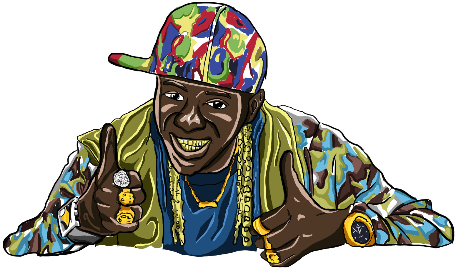 ridiculous article header image featuring flavor flav